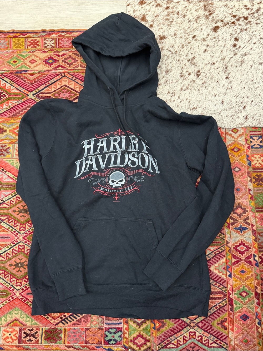 Harley-Davidson Black Hooded Sweatshirt